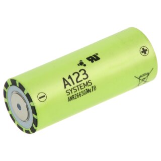 LithiumWerks Einzelzelle 3,3V 2500mAh A-GRADE LiFePO4