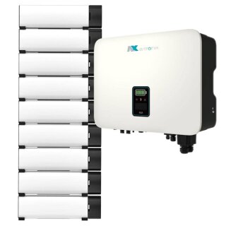 a-TroniX Hybridpower 3,6kW Hybridwechselrichter mit 18,4kWh Solarspeicher