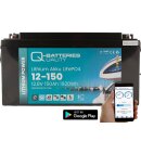 Q-Batteries Lithium Akku 12-150 12,8V 150Ah 1920Wh LiFePO4