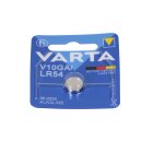 50x Varta Knopfzelle Electronics V 10 GA Alkaline 1,5 V 1er Blister