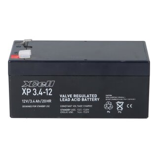 XCell Bleiakku XP3,4-12 12V 3,4Ah Pb
