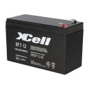 XCell Bleiakku XP7-12 - F2 12V 7 Ah Pb 6,3mm Anschluss
