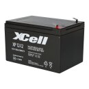 XCell XP12-12F2 AGM Bleiakku 12V 12Ah - T2 / Faston 6,3 mm - VdS G120034