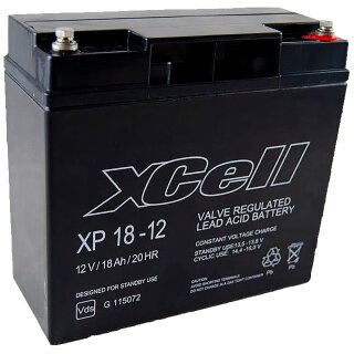 XCell Bleiakku XP18-12 12V 18Ah Pb