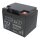 XCell XP45-12 AGM Bleiakku 12V 45Ah - M6-Innengewinde / Schraubanschluss - VdS G115059