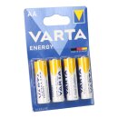Varta Energy AlMn AA 1,5V Mignon Batterie 4er Blister