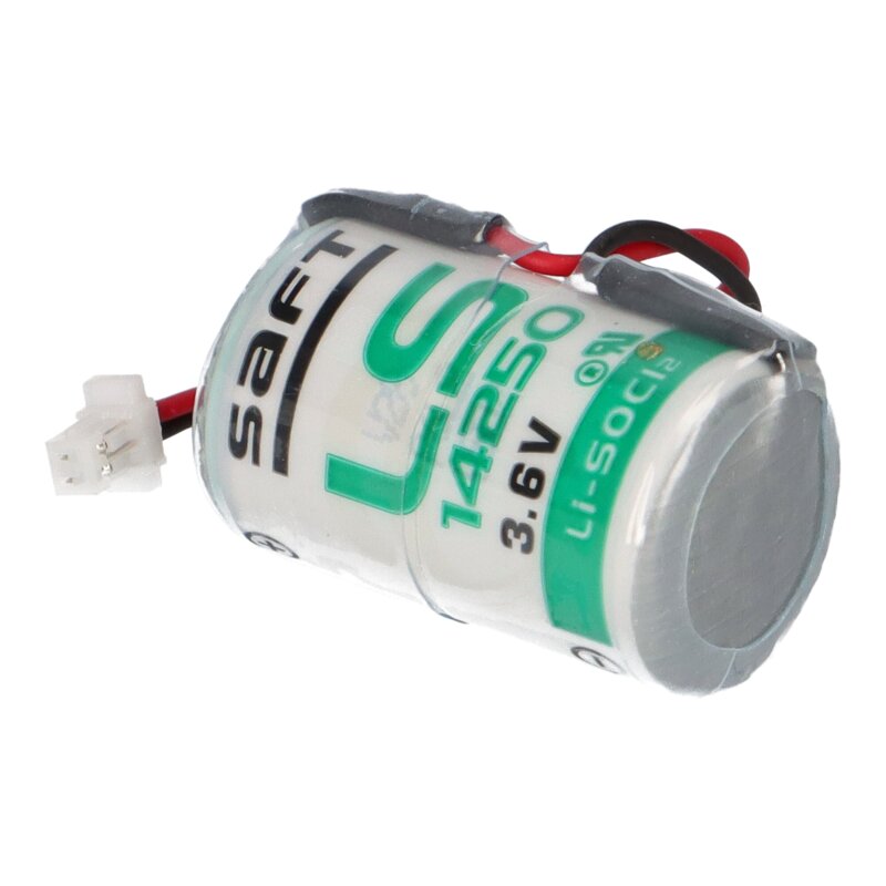 Saft LS 14250 Pila 3.6v 1/2 AA Litio Batteria Allarme Sensore Memoria Mezzastilo