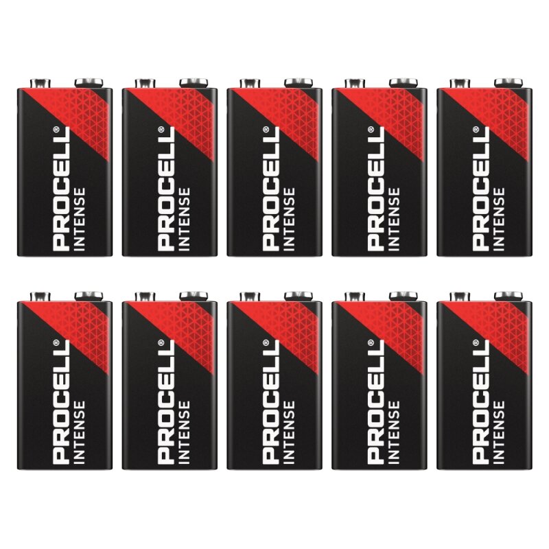 Duracell Procell Intense MN1604 6LR61 Alkaline-Batterien 9V, 10er-Pack - Bild 5