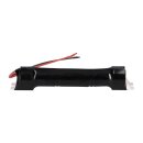 Akkupack Notlicht Notbeleuchtung Tridonic 3,6V 4500mAh - L1x3 Hochtemperatur/ Sil.Kabel 20cm inkl. Endkappen+ Kabel1,5qmm