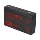 CSB HRL634W 6V 8,2Ah Hochstrom-AGM-Akku F2 – kompatibel mit UP-RW0645CH1 / UP-RW0645P1 / NPW45-6