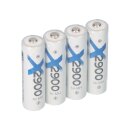 Ladegerät BC-X500 für NiMH Akkus + 4x AA (Mignon) 1,2V 2900mAh