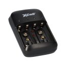 Ladegerät BC-X500 + 4x AAA XCell Rechargeable 1000 mAh