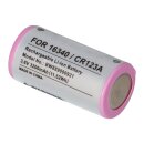 16340 Li-Ion Akku 3,6 V 800 mAh – CR123A-Format