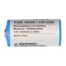 16340 Li-Ion Akku 3,6 V 700 mAh – CR123A-Format