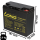Battery compatible PowaKaddy golf trolley 12v 22Ah agm lead fleece battery like 17Ah 18Ah