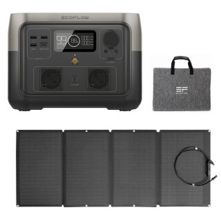 EcoFlow River 2 MAX Powerstation + 160W Solarpanel