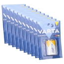 10x Varta Energy 9V-Block Batterie 1er Blister AlMn 565mAh