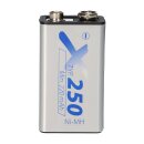 XCell 9V-Block Akku Ni-MH 8,4V 250mAh