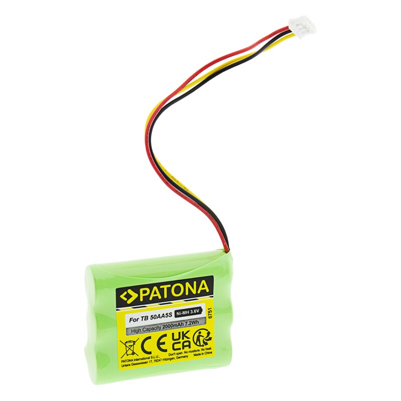 Replacement Battery For Toniebox - 2000mAh 3.6V Ni-MH Power Cell Compatible With 50AA5S Models