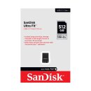 SanDisk USB 3.1 Stick 512GB Ultra Fit (R) 130MB/s (W) 60MB/s