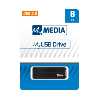 USB 2.0 Stick 8GB, schwarz