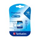 SDHC-Card 16GB, Premium, Class 10, U1, UHS-I