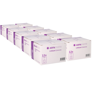 12x CR2 Lithiumbatterie 3V 750mAh 1er Blister AgfaPhoto