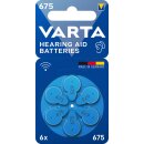 Varta Hearing Aid Batterie 675 PR44 Hörgerätebatterie