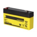 AGM Ersatzakku 6V 1,2Ah für ABUS FU3821 Secvest Universalmodul – SUN Battery kompatibel