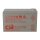 CSB HRL1234W High-Rate Long-Life AGM Bleiakku 12V 8,5Ah 34 W/Zelle bei 15 Min. T2 / Faston 6,3 mm