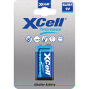 XCell 6LR61 9V-Block 1er Blister AlMn Batterie