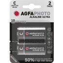 AGFAPHOTO Batterie Alkaline Ultra C 1.5V 2er Blister