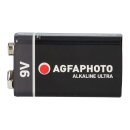 AGFAPHOTO Alkaline 6LR61 9V Block Batterie - passend für Rauchmelder, Messgeräte & Audio