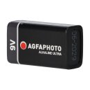 AGFAPHOTO Alkaline 6LR61 9V Block Batterie - passend für Rauchmelder, Messgeräte & Audio
