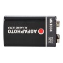 12x AGFAPHOTO Alkaline 6LR61 9V Block Batterie - passend für Rauchmelder, Messgeräte & Audio