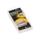 60x Duracell Hörgerätebatterie DA312 Zn 1,4V...