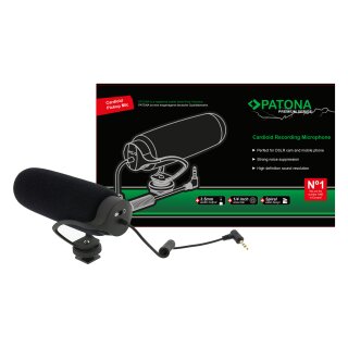 PATONA Premium Mikrofon Ansteckmikrofon für viele Geräte