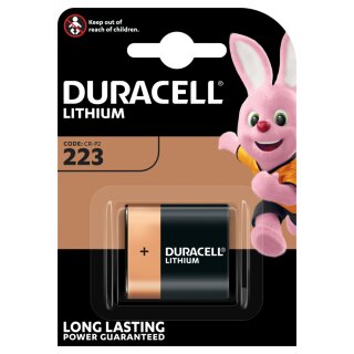 Duracell cr-p2 dl223 Lithium battery 6v 1,4Ah