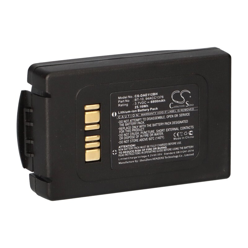 Vhbw Battery For Barcode Scanner POS Replaces Getac 441820900006 6800mAh ( 3.7V) Li-Ion - View #5