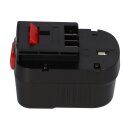Werkzeugakku 12V 2Ah Ni-MH passend für BLACK &...