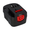 Werkzeugakku 12V 2Ah Ni-MH passend für BLACK & DECKER BDBN 1202