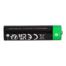 PATONA Premium 18650 Zelle Li-Ion Wiederaufladbare Zelle + USB-C Input 3,7V 3300mAh