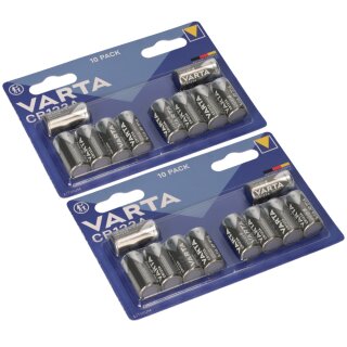 PILE LITHIUM VARTA CR123A 3V BLISTER DE 1