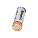 Panasonic aa 2700mAh 1.2v Ni-MH model battery with Z-solder tag