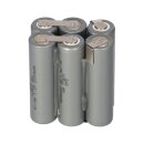 Akkupack 7,2V 2200mAh Mignon Industrie-Akkus NiMH mit Lötfahne FlatTop