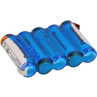 5er Reihe Panasonic Akkupack 6V 2700mAh F1x5 Zelle AA HR-3U