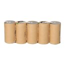 5 row battery Sub-C 3000mAh 6v NiMH with solder tag in cardboard jacket