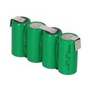 4er Reihe Akkupack Sub C E-Pack 4,8V 3600mAh F1x4 Lötfahne