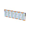 12er Reihe Panasonic Akkupack 14,4V 2700mAh F1x12 Zelle AA HR-3U LF Z-Form