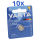 10x Varta Knopfzelle Electronics V 12 GA  LR 43 Alkaline 1,5 V 1er Blister